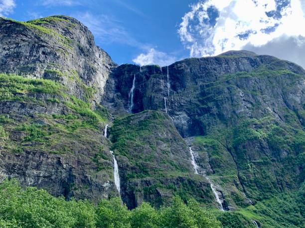 gudvangen waterfalls, norway