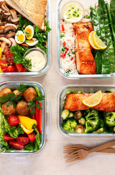 istock Healthy high protein meal prep. 2186426767