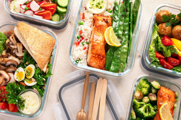 istock Healthy high protein meal prep. 2186427333