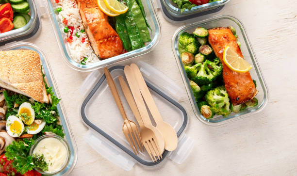 istock Healthy high protein meal prep. 2186427339