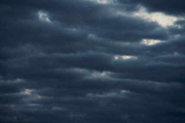 Clouds at sunset photographed in Japan