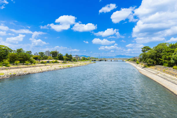 istock Uji River, Uji, Kyoto, Japan. 2186432442