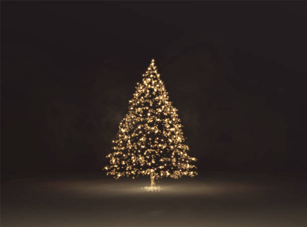 istock Set of shiny dust light Christmas tree. Color white, blue, green, gold, red. 2186433596