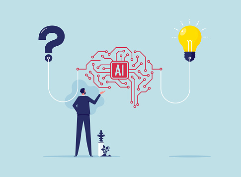 Using Ai To Solve Problems And Generate Creative Solutions Stock ...