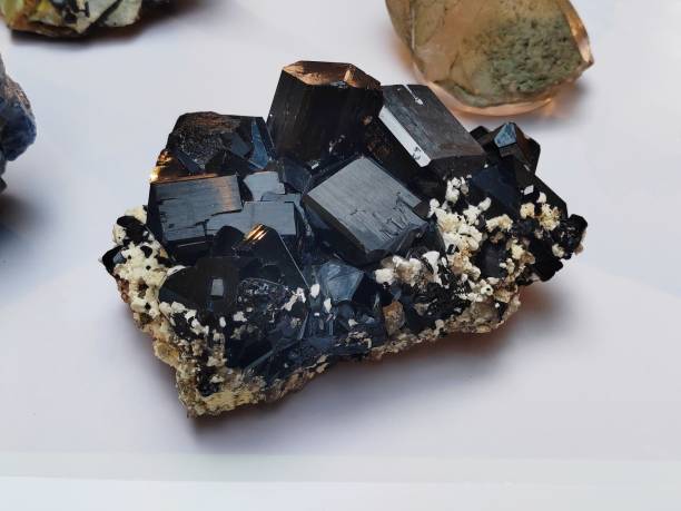 Piece of natural mineral gemstones of a certain type