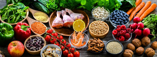 istock Food products representing the MIND diet 2186456803