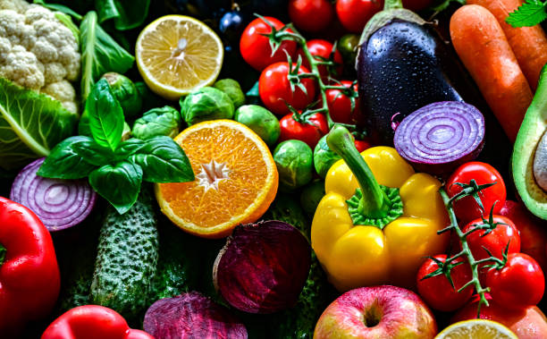 istock Fresh raw vegetables and fruits 2186457374