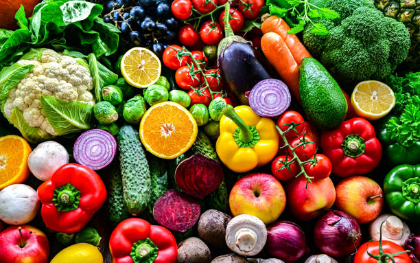 istock Fresh raw vegetables and fruits 2186457460
