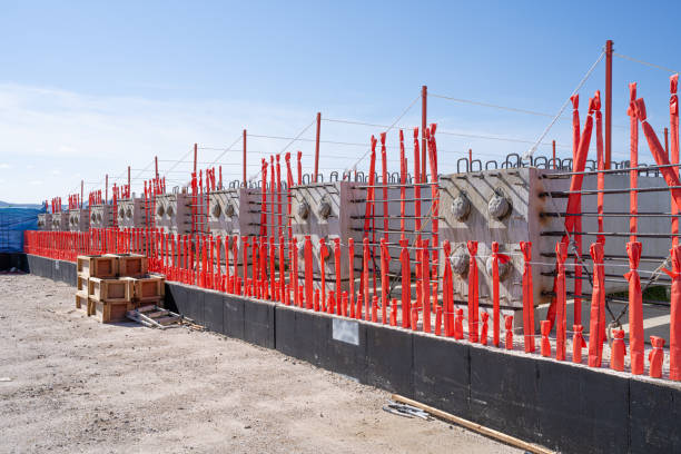 a view of a holiday at a construction site