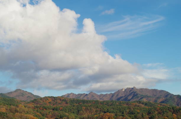 팔공산, 대구, 구름, 단풍