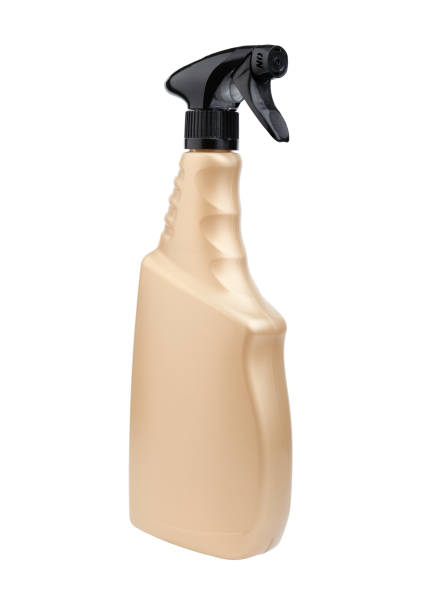 Car windshield sprayer on white background. Plastic bottle with sprayer.