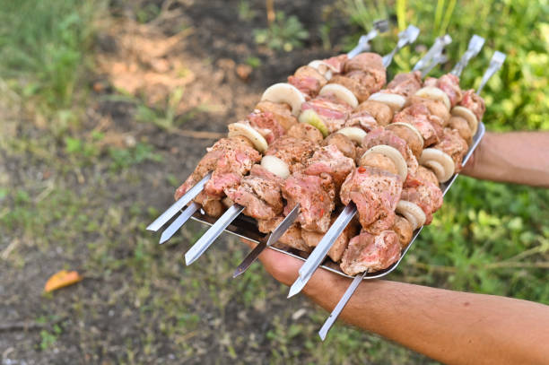 istock prepared marinated meat for cooking on the grill 2186479377