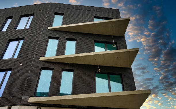 istock Modern Residential Building Under Construction with Contemporary Design. 2186483757