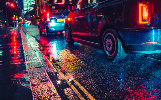 Rainy night in London