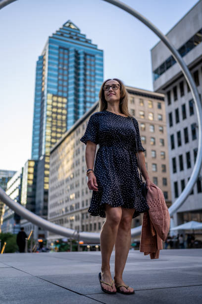 istock A woman visiting Montreal. 2186489497