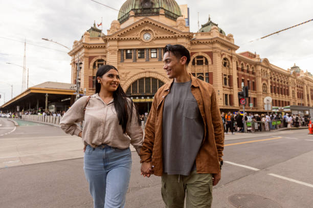 istock Young traveling couple 2186502853
