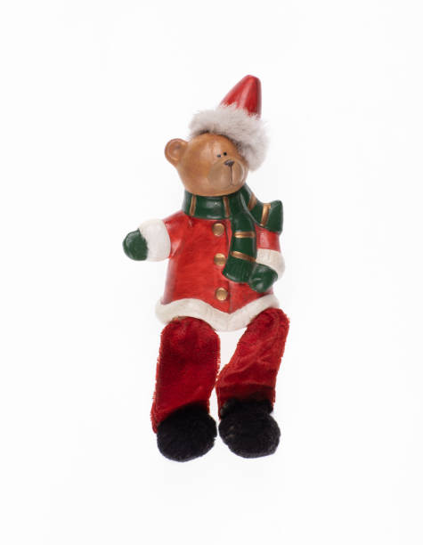 istock toy figurine ceramic Santa Claus isolated on white background 2186505235