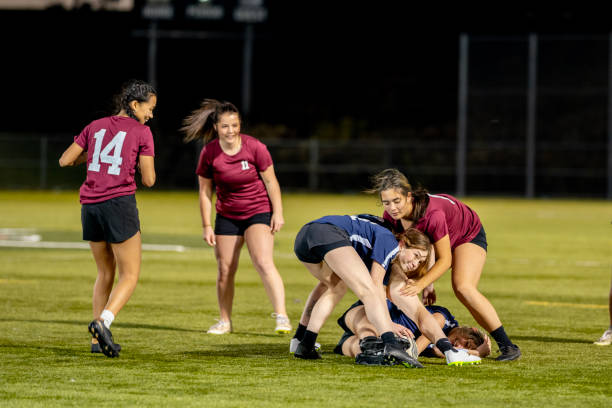istock Women's Rugby Game 2186515967