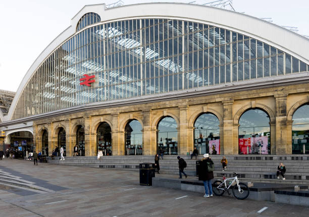 June 11 2025. Liverpool, Merseyside, United Kingdom. Liverpool Lime Street station is the main hub for train travel in Liverpool city centre. Around 20 million passengers pass through it every year,