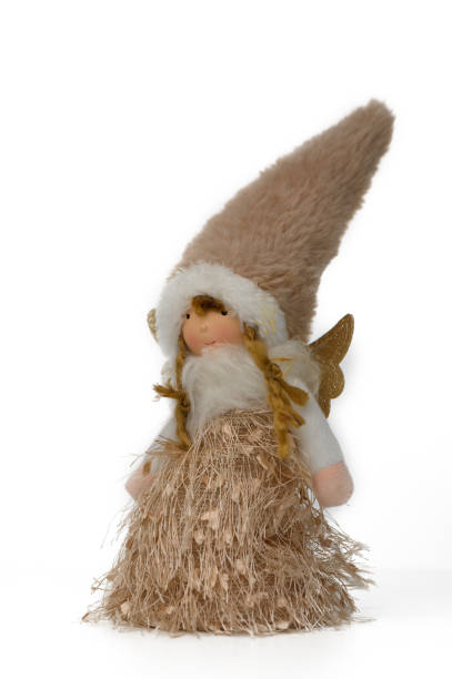 istock Charming handcrafted fairy figurine with delicate details and a whimsical design displayed in soft lighting 2186532156