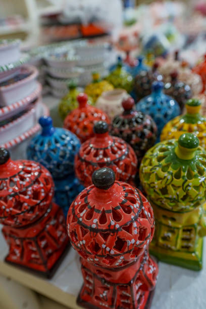 istock Beautifully displayed porcelain for sale 2186537164