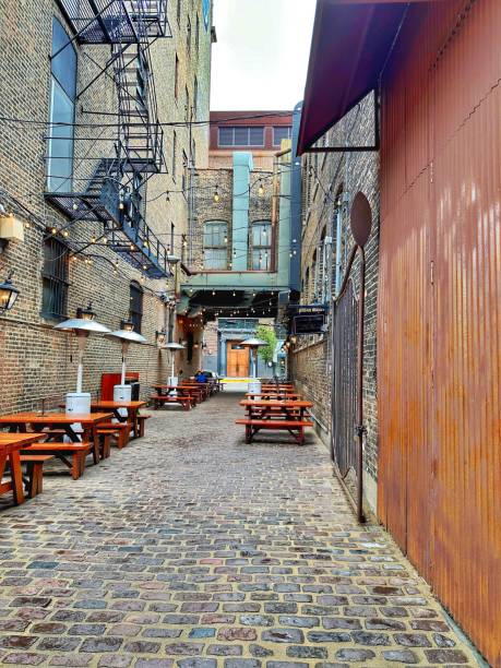 istock Nice alley on the west side of Chicago 2186537505