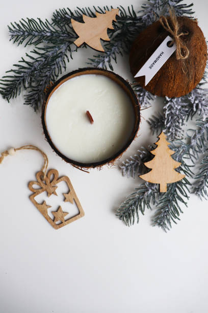 istock original handmade christmas candles in coconut 2186539199