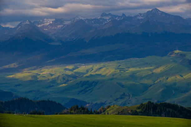 Narati Tourism Scenic Area, referred to as Narati Tourism Scenic Area, is located in Xinyuan County, Ili Kazak Autonomous Prefecture, Xinjiang Uygur Autonomous Region, is located in the hinterland of the Tianshan Mountains, the east end of the Ili River Valley. In 1999, Narati Scenic Spot was established, with a total planning area of 1848 square kilometers. From south to north, the scenic area consists of alpine grassland sightseeing area, Kazakh folk customs area and tourist living area. [2] The Narati tourist scenic area integrates grassland, gully and forest with high vegetation coverage rate and rich wildlife resources. It is known as \