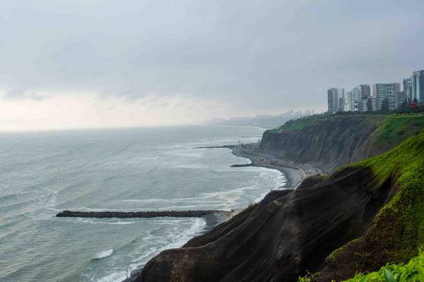 istock View of the coast at the sunset 2186564631