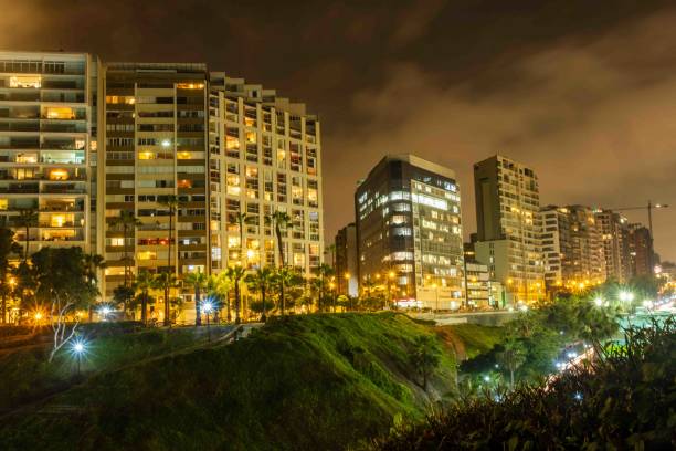 istock Views of skyscapers at night 2186565513