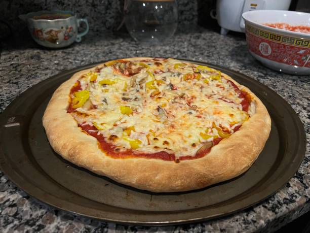istock homemade pizza with peppers and mushrooms 2186574133