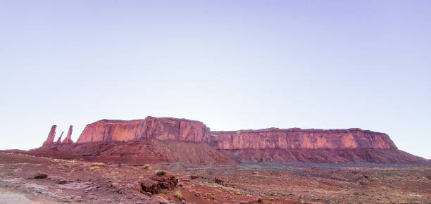 istock Three Sisters in Oljato Monument valley in Arizona 2186576212