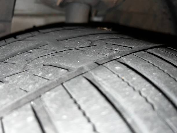 istock close-up of tire tread 2186577981