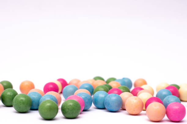 Close up of several different chewing gum varieties