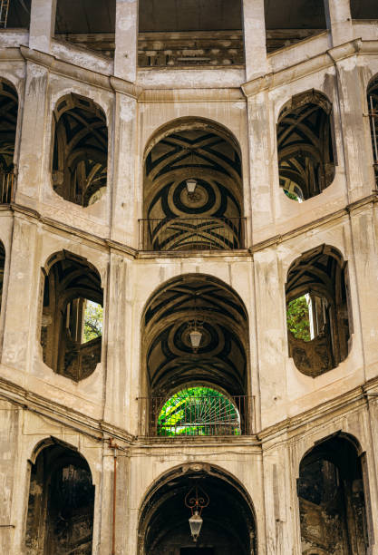 istock Beautifully Weathered Historic Building With Intricate Architectural Details 2186584156