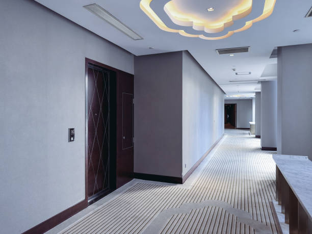 istock The sophisticated interior of a hotel lobby 2186587753