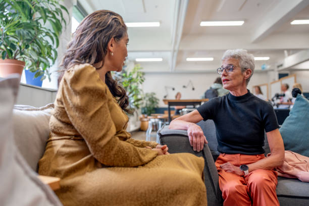 istock Diverse Professional Women Having a Discussion 2186589588