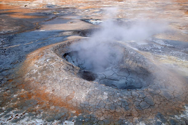 istock Mud pool in the Namafjall or Hverir geothermal area 2186590435