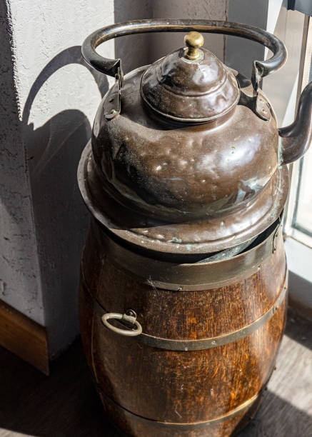 istock still life with historical dishes, interior design 2186590671