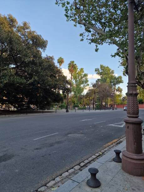 istock Street in Spain in autumn 2186595054