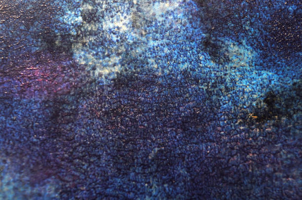 dirty art background in blue purple color