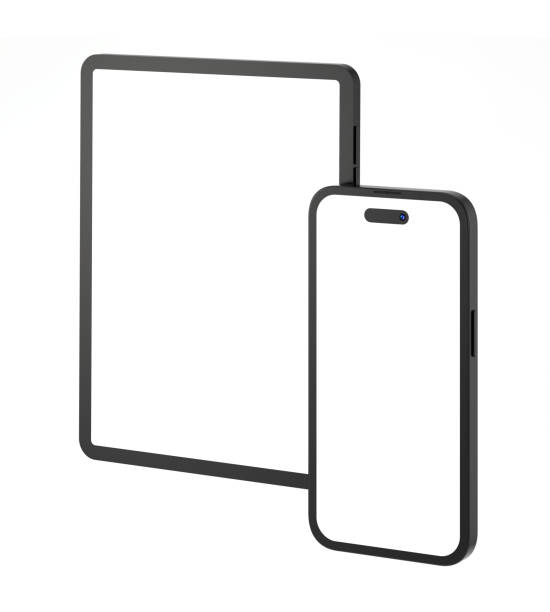 istock Bran New Smartphone and Digital Tablet on white Background 2186599425