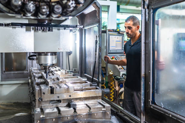 istock Man working with electric milling machine in a factory 2186601625