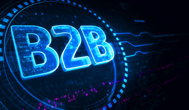 istock B2B business marketing symbol digital concept 3d illustration 2186603298