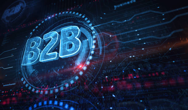 istock B2B business marketing symbol digital concept 3d illustration 2186603481