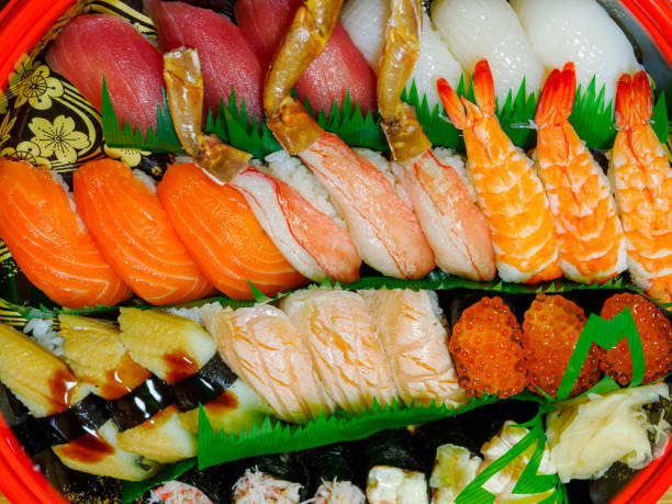 istock Japanese sushi delivery is a great option for a quick and easy meal 2186606891
