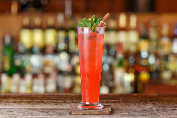 istock Cocktail at the bar in a nightclub 2186612090