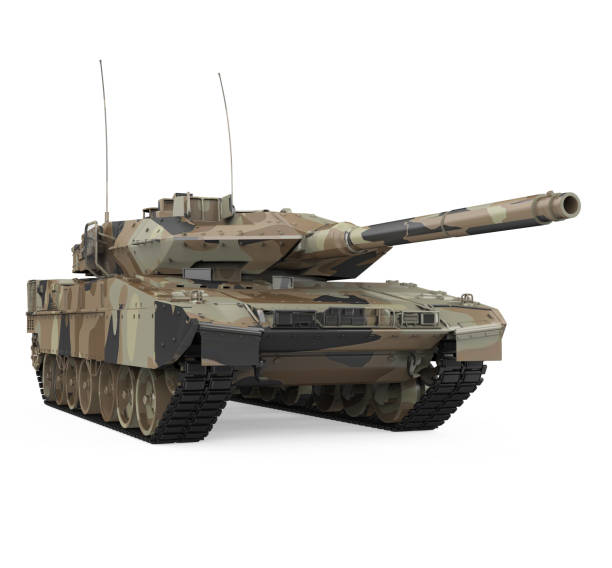 istock Military Tank Isolated 2186623913