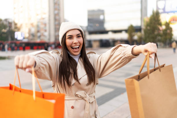 istock Woman shopping 2186629628