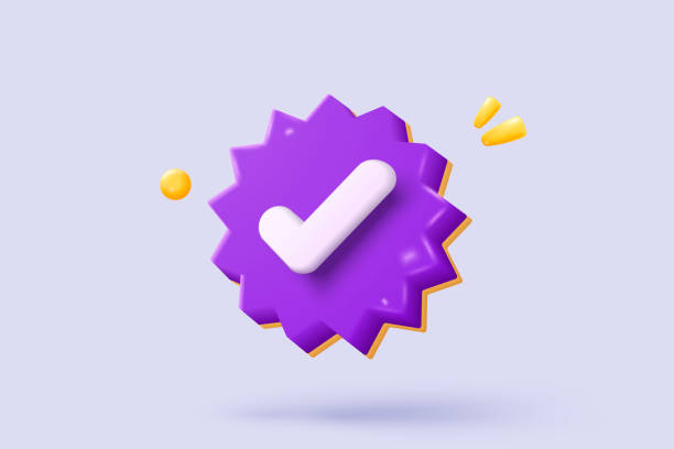 istock 3d check mark sign icon on bubble. check list button best choice for right, success, tick, accept, agree on application. 3d choose correct icon vector with shadow render illustration 2186631911